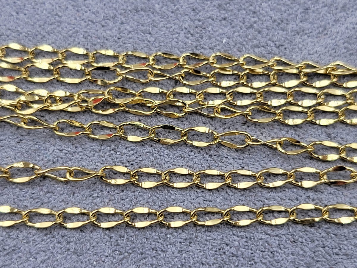 Цепь ТТМ Xuping длина 45 см ширина 2 мм (позолота 14к)