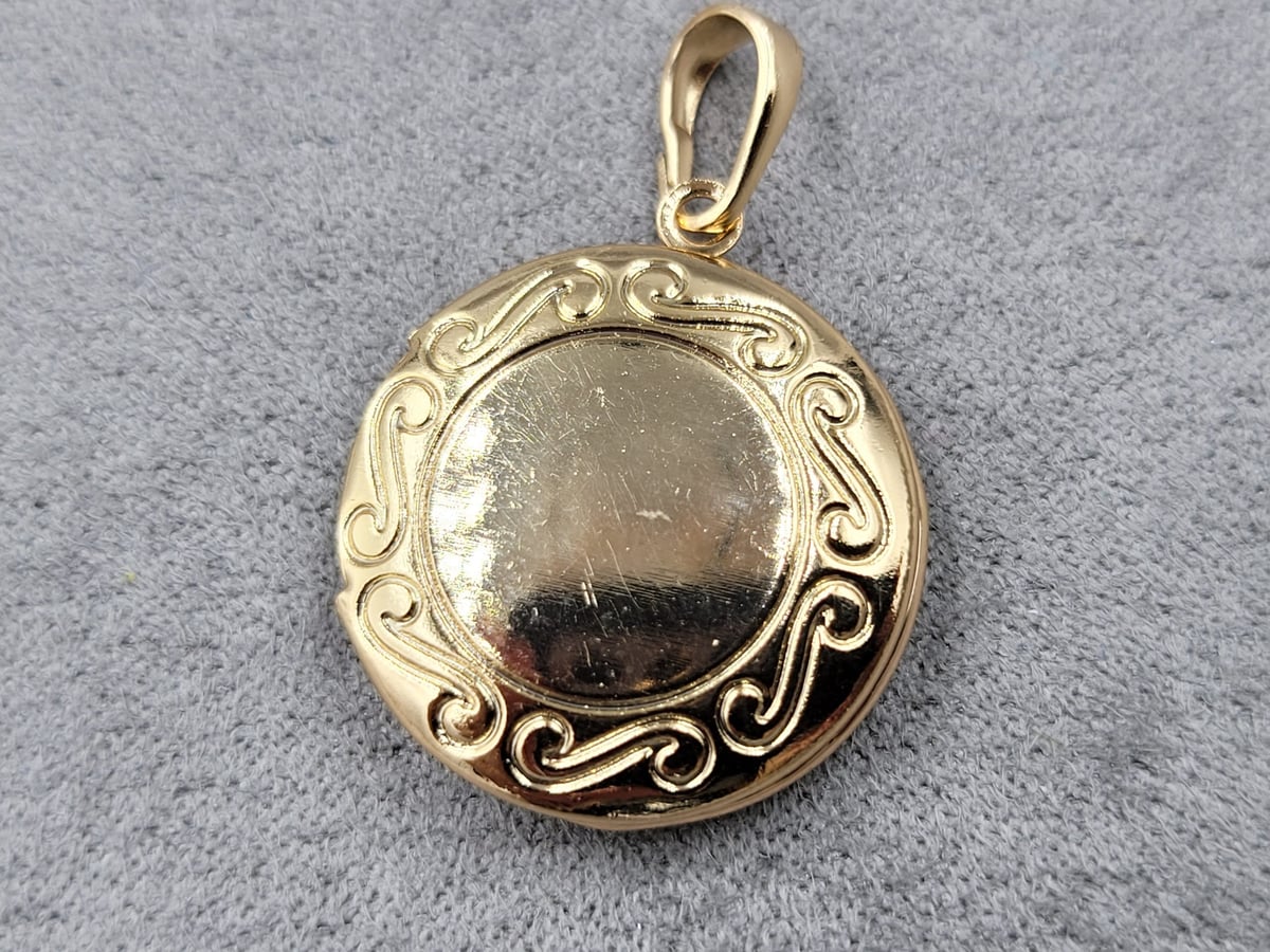 Ладанка 20 мм Xuping позолота 18к