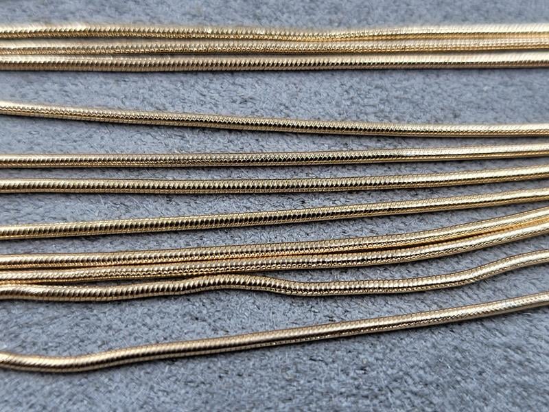 Ланцюжок Xuping snake 1,3 мм д. 55 см позолота 18к