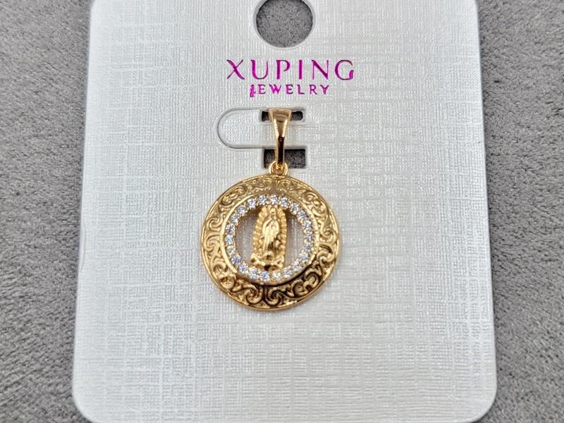 Кулон с іконкой Xuping 15 мм в. 23 мм позолота 18к