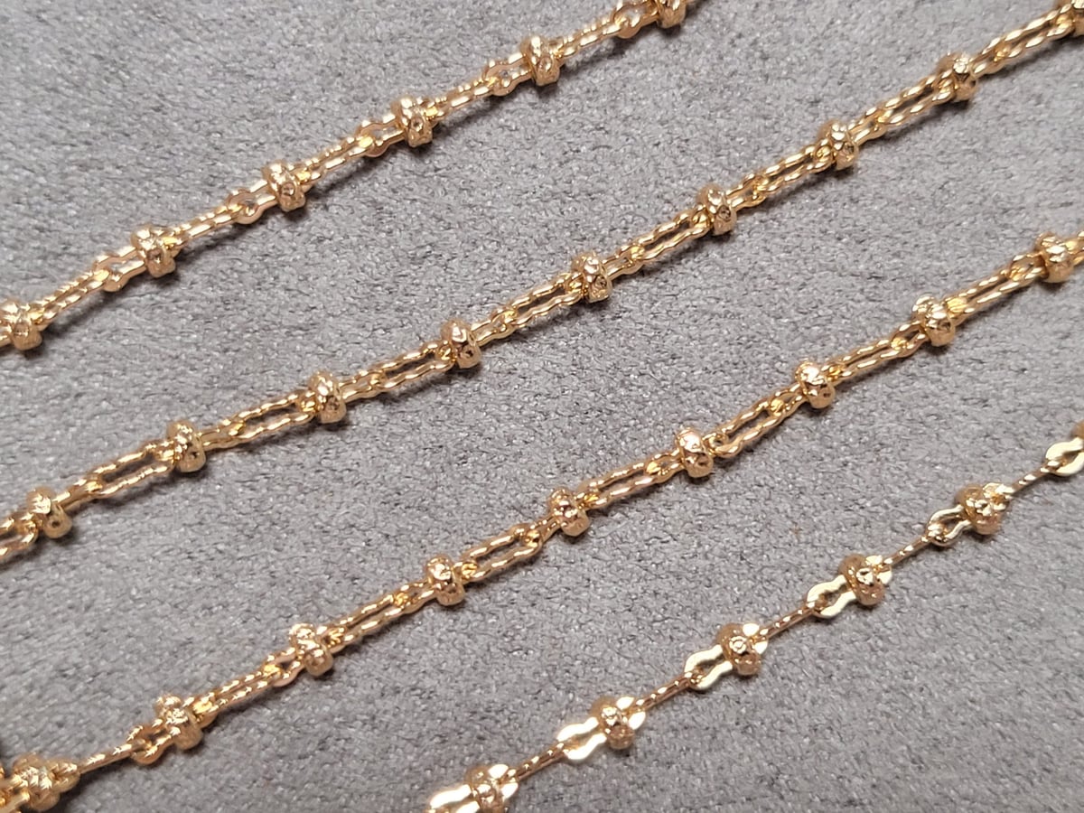 Ланцюжок Xuping 2,8 мм довжина 45 см + 5 см  позолота 18к