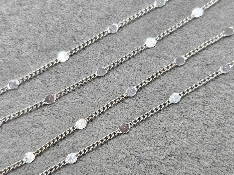 Ланцюг Xuping 1,3 +2 мм довжина 45 см колір сталь