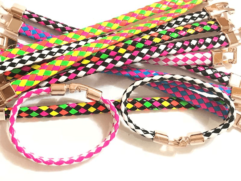 Браслет 12шт разных цветов