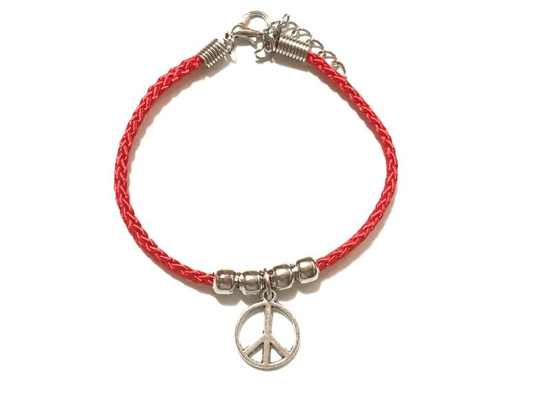 Красная нить браслет 10шт *знак мира и любви*
