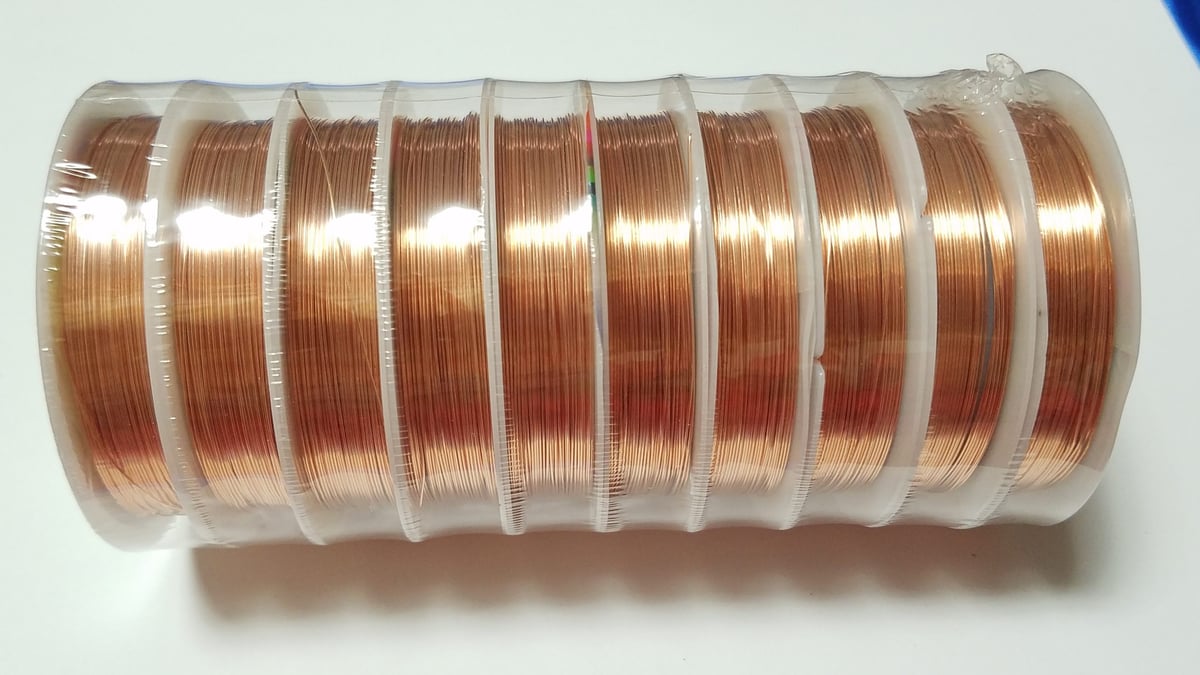 Проволока 0,4 упаковка 10шт розовое золото