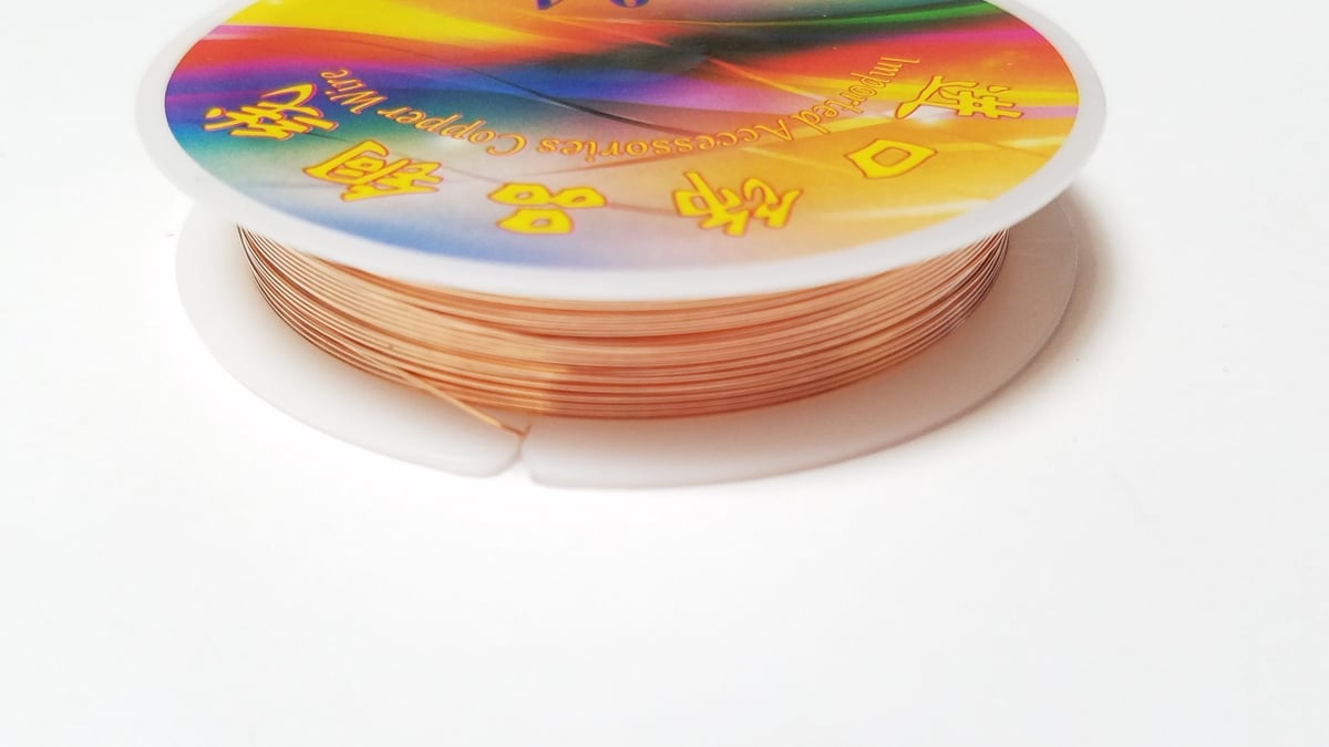 Проволока 0,3 розовое золото 1 штук