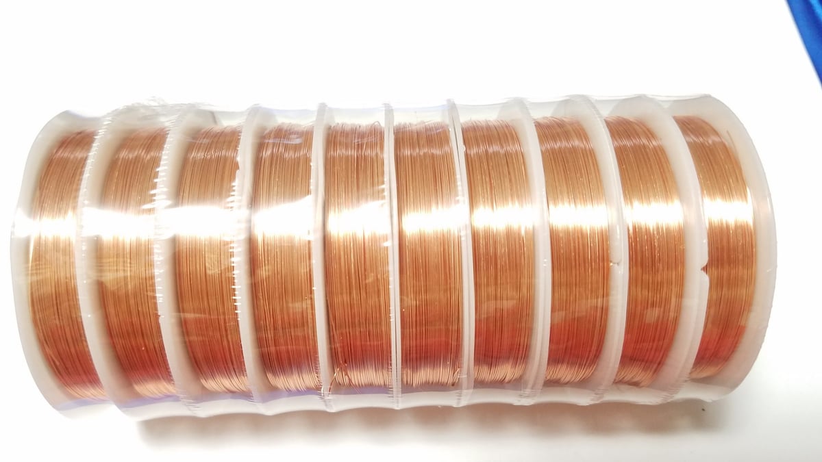 Дріт 0,3 мм упаковка 10 шт колір рожеве золото (не міняє колір)