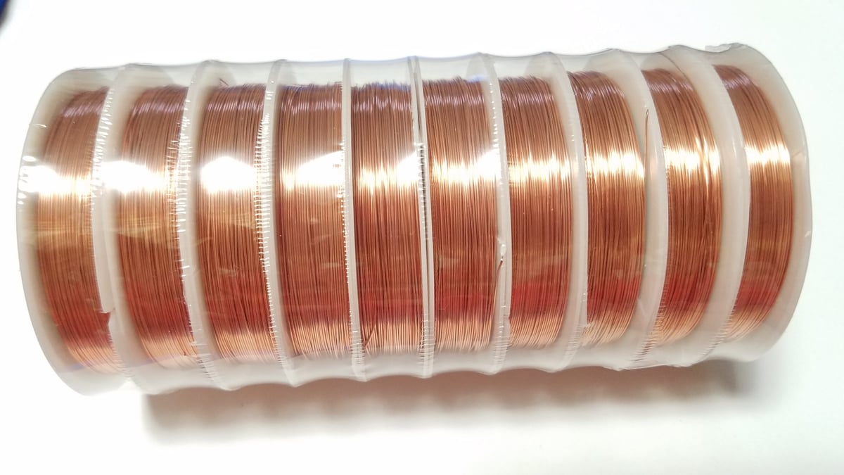 Дріт 0,4 мм упаковка 10 шт колір рожеве золото (не міняє колір)