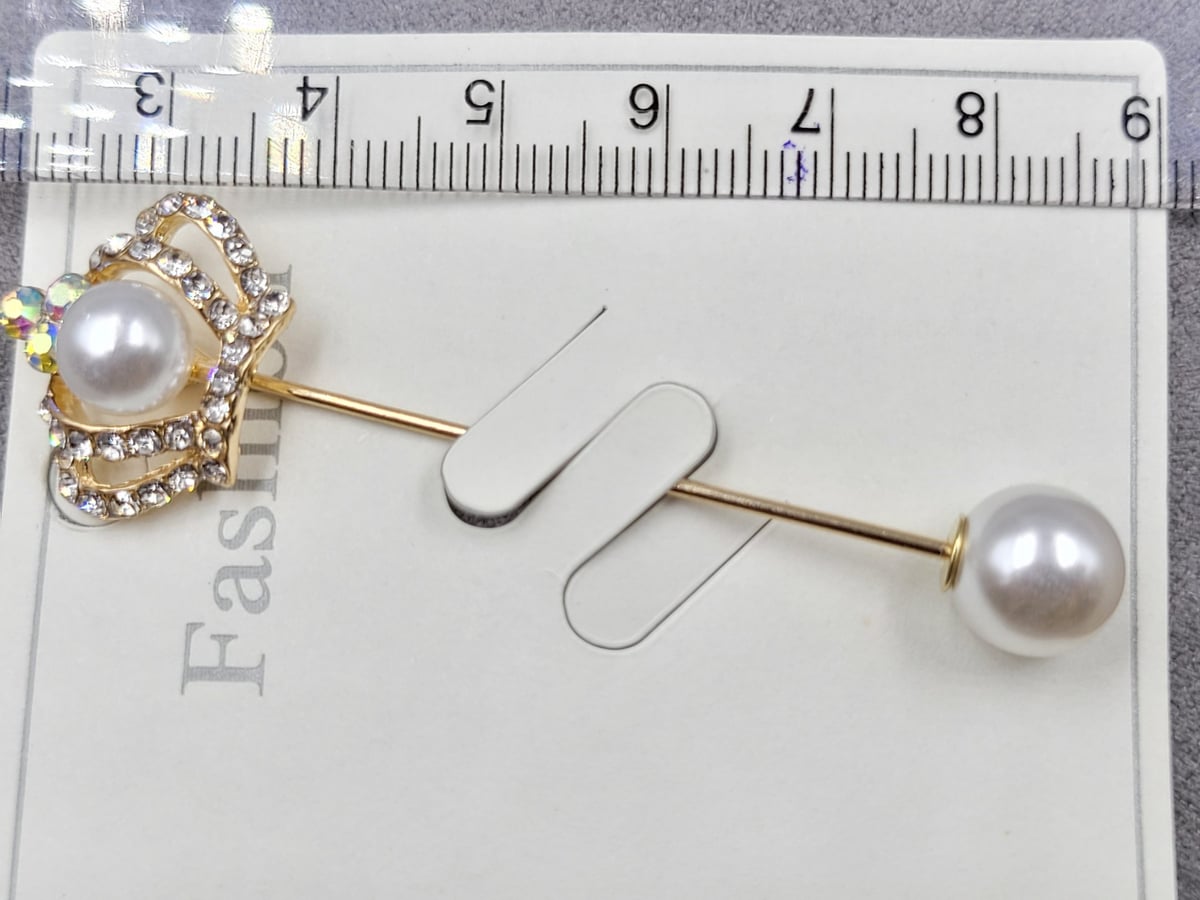 Брошь шпилька колір золото