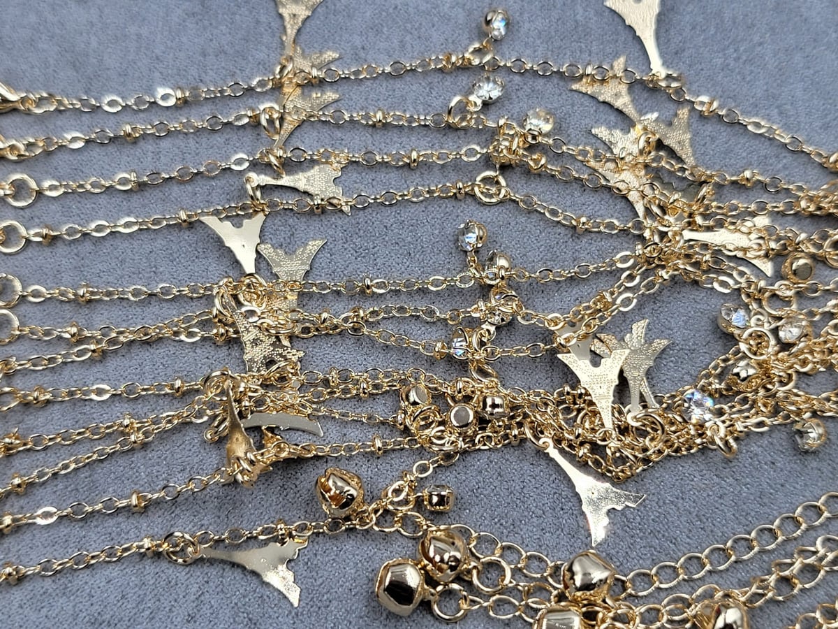 Браслет на руку (ногу) 12 штук д. 18+6 см