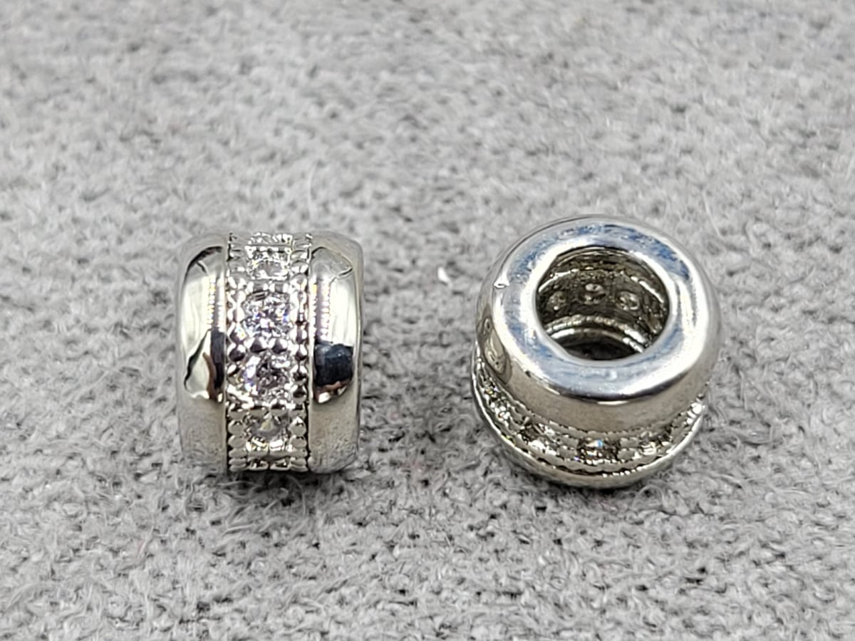 Рондели 5,6 мм толщина 4,3 мм (гиппоаллергенный сплав)