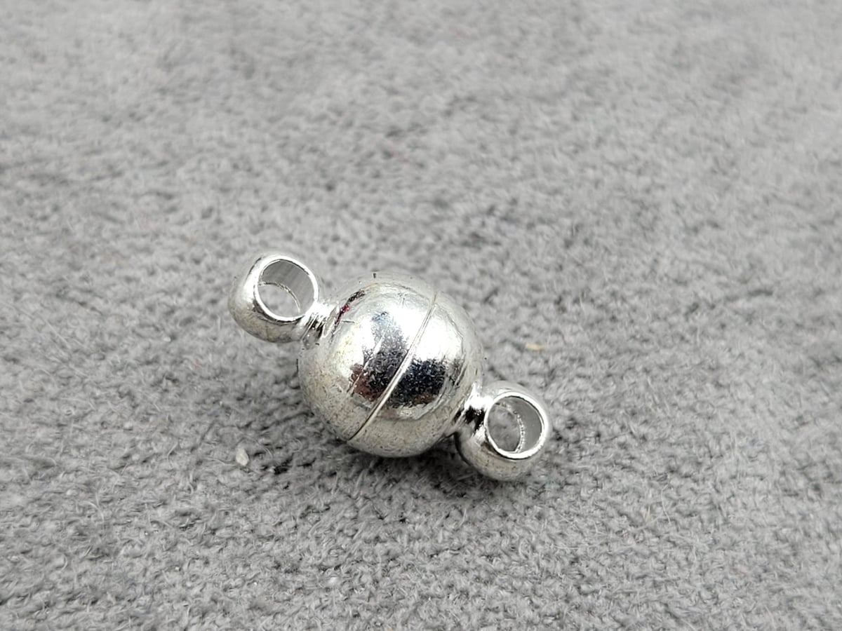 Замок магнітний 6 мм колір срібло