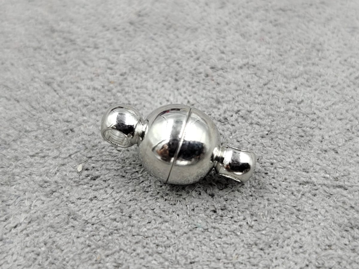 Замок магнітний 6 мм колір сталь