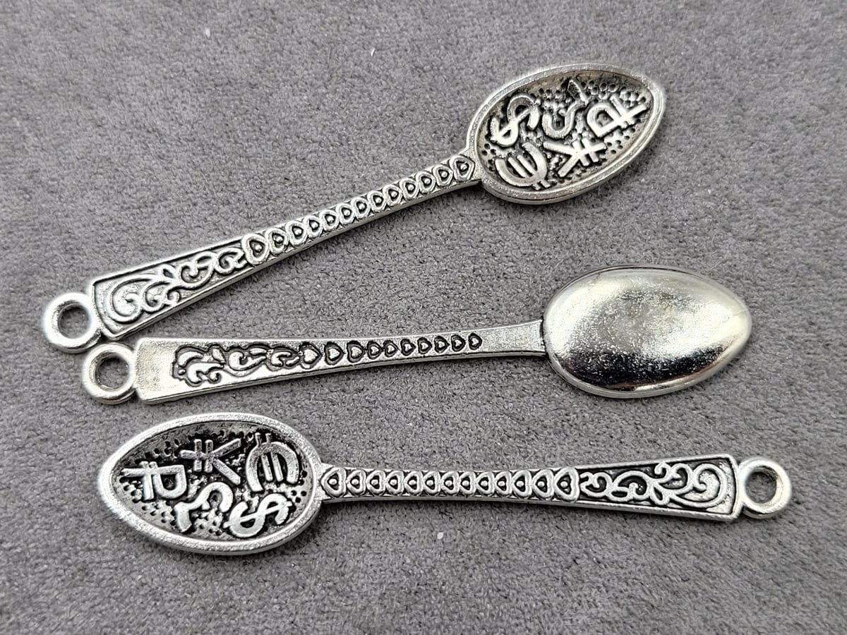 Подвеска 21*57 мм 10 штук металлическая (25 грамм)