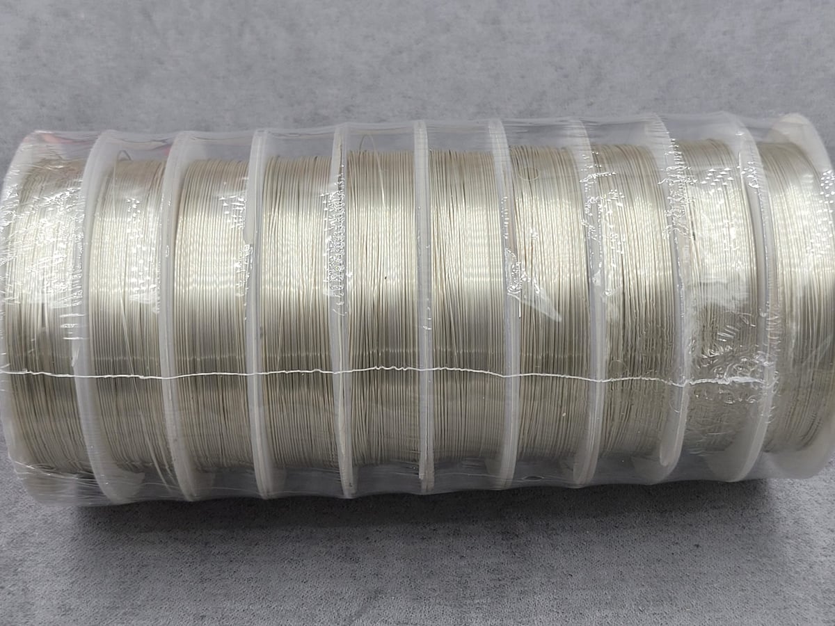 Дріт 0,4 упаковка 10шт колір срібло (не міняє колір)