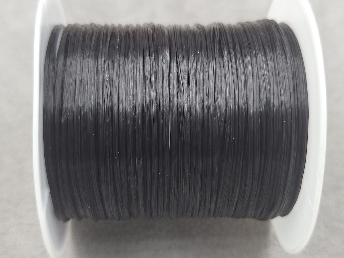 Резинка багатошарова 10 м чорна