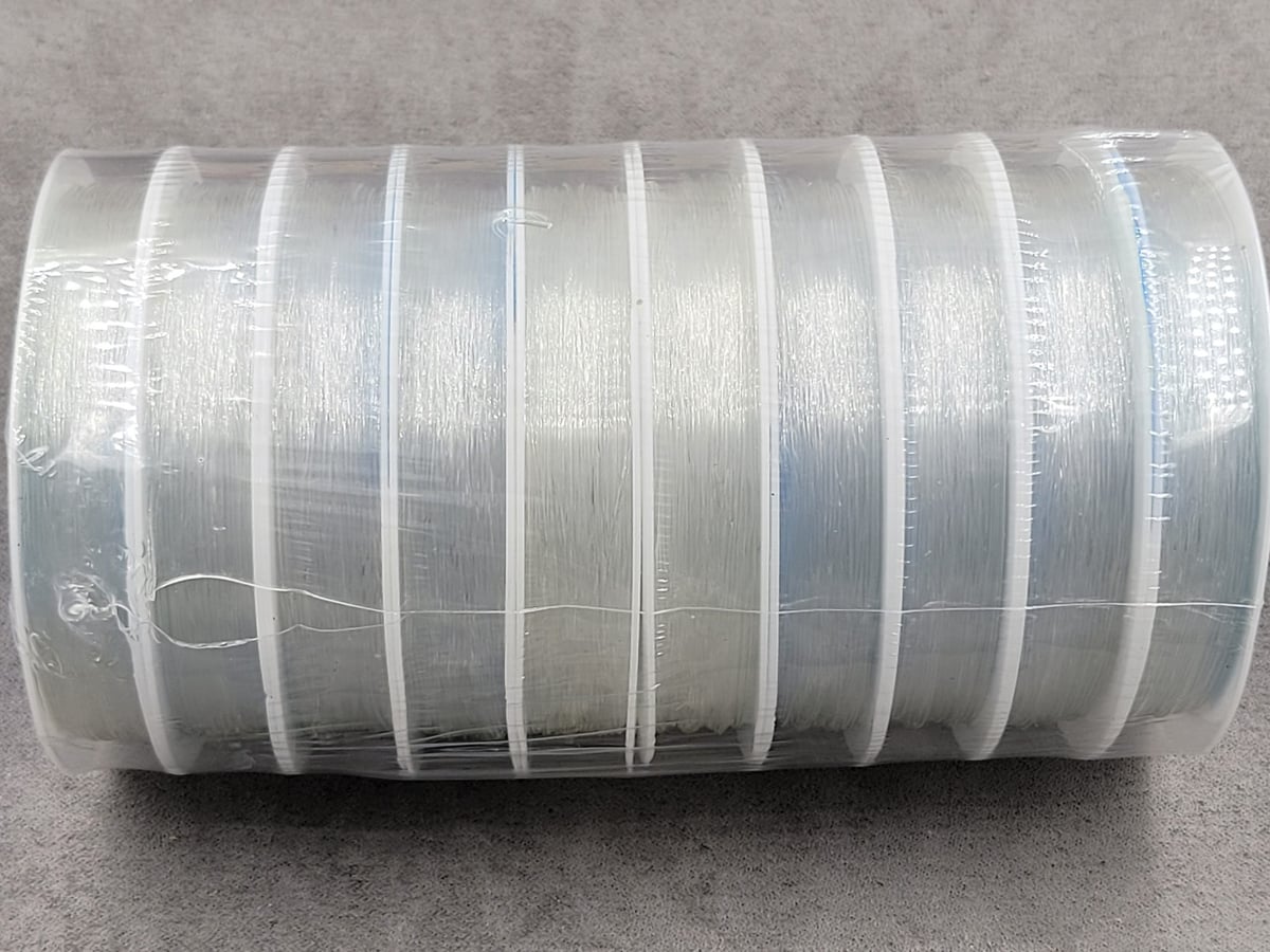 Резинка леска 0,4 мм упаковка 10 шт  підсилена