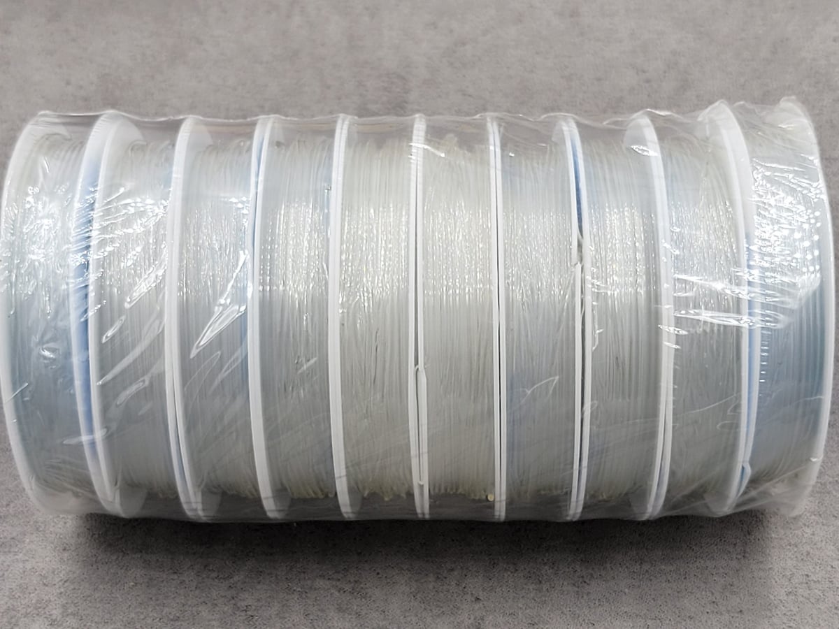 Резинка леска 1,0 мм упаковка 10 шт  усиленная