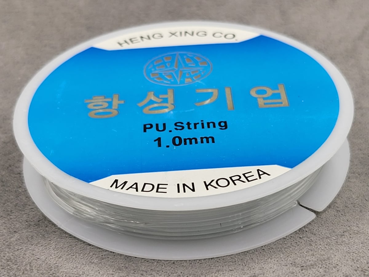 Резинка леска 1,0 мм 1 шт  усиленная