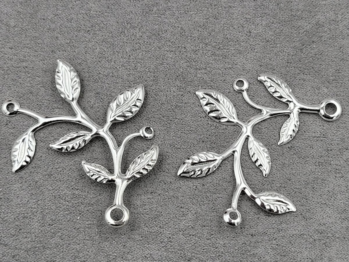 Коннектор 28*45 мм 30 шт цвет серебро