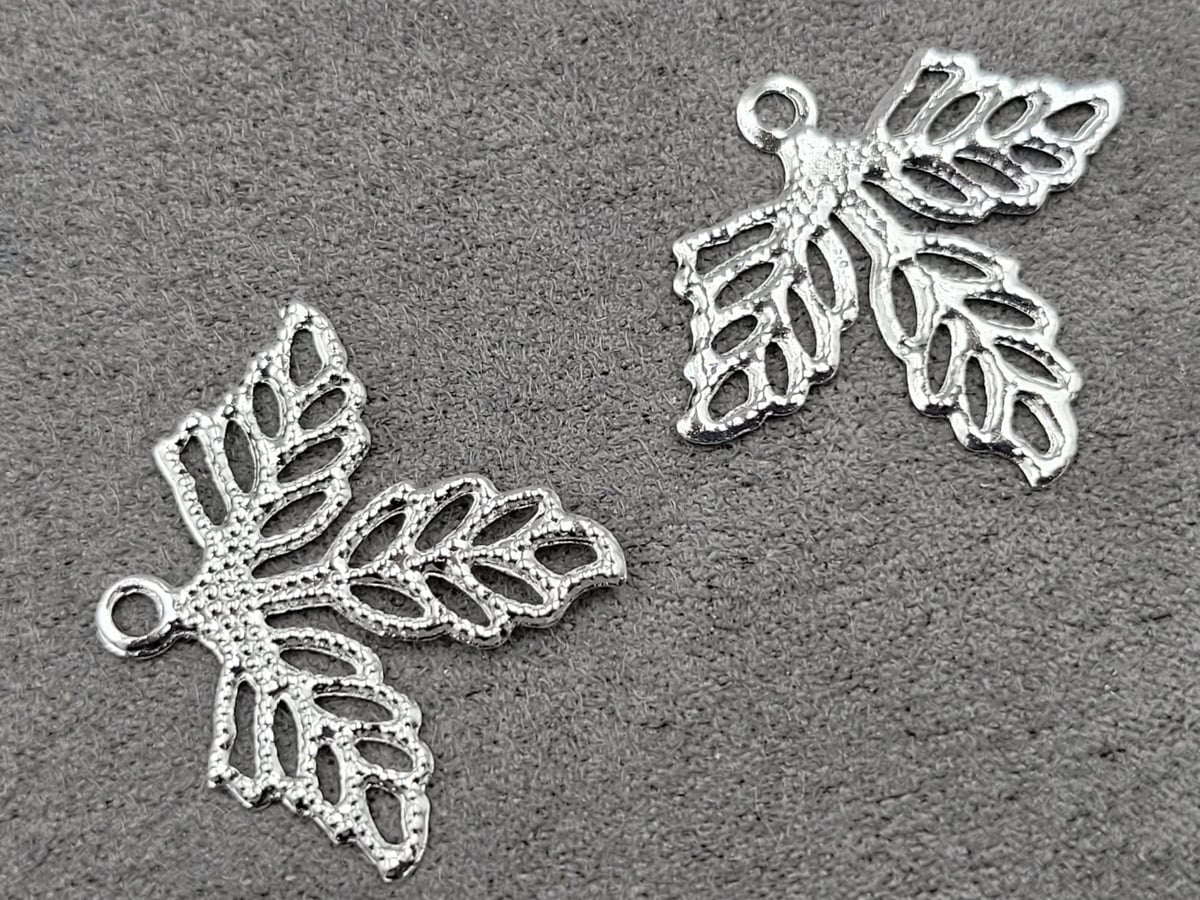 Коннектор 23*26 мм 50 шт цвет серебро