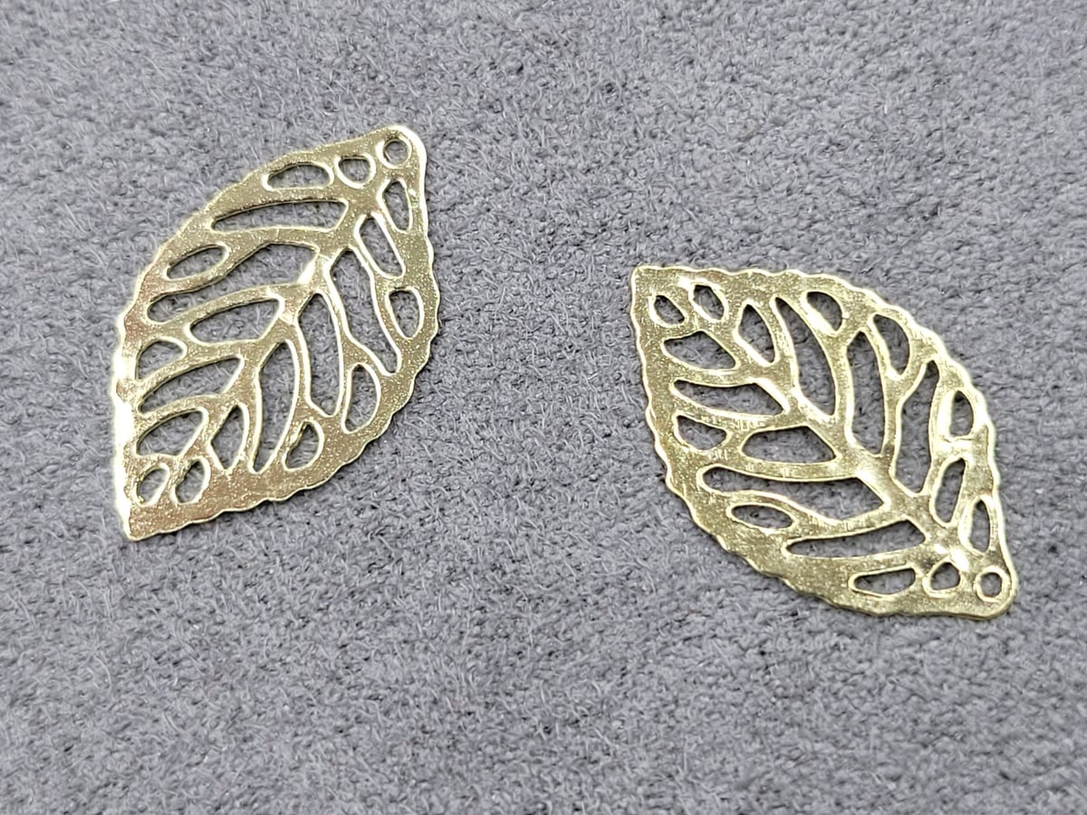 Коннектор 12*20 мм 100 шт цвет светлое лимонное золото