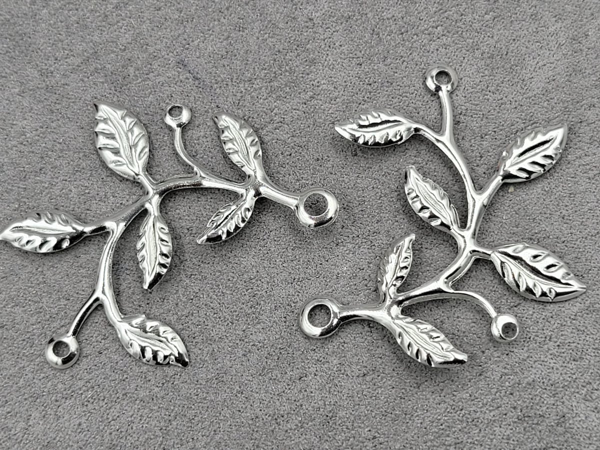 Коннектор 28*45 мм 30 шт цвет сталь