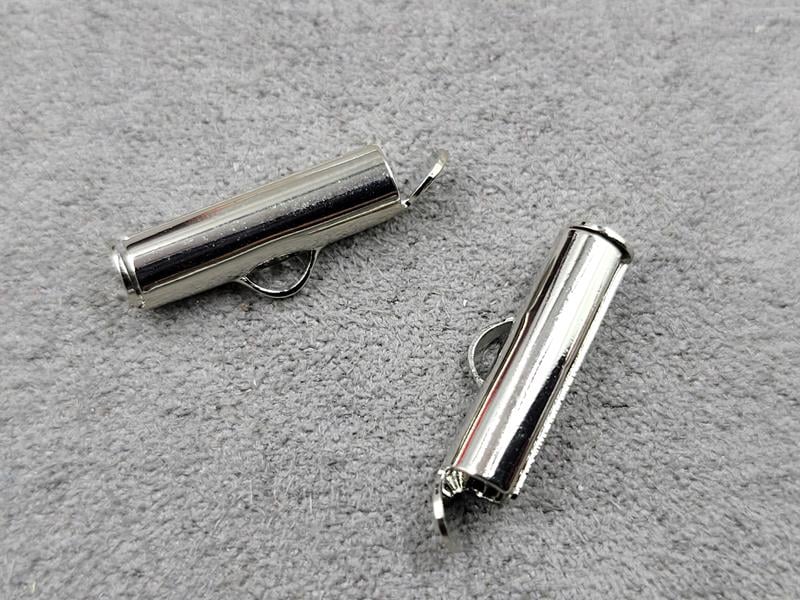 Слайдер 4*15 мм колір сталь (гипоалергений сплав)