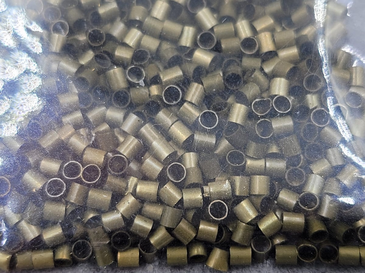 Стоперы трубочки 2,0 мм 10 гр колір бронза