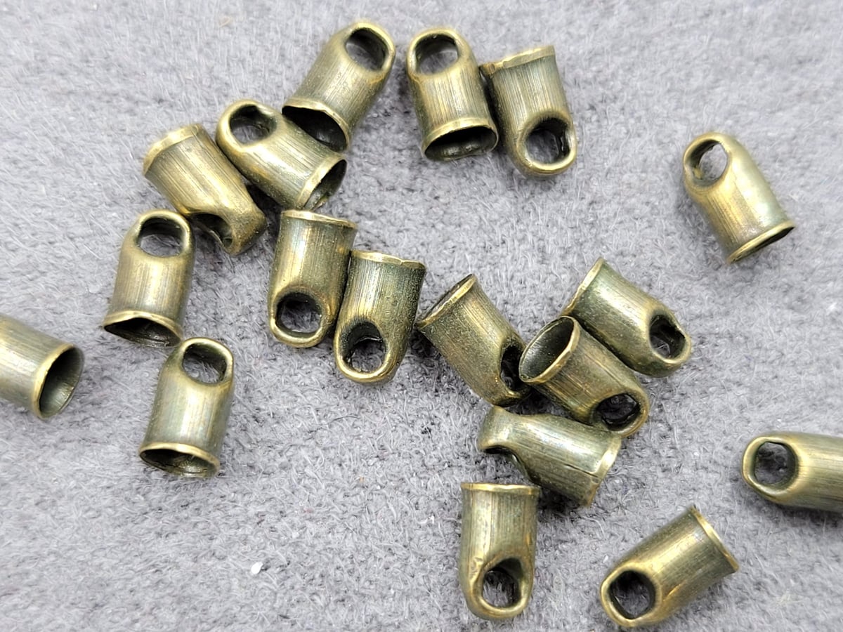 Зажим на леску 2,4 мм 15 гр колір бронза