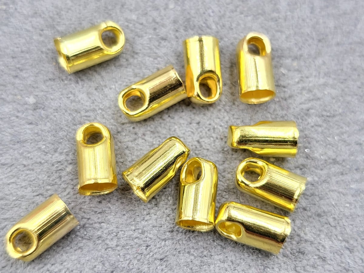 Зажим на леску 3,2 мм 20 гр колір лимонне золото