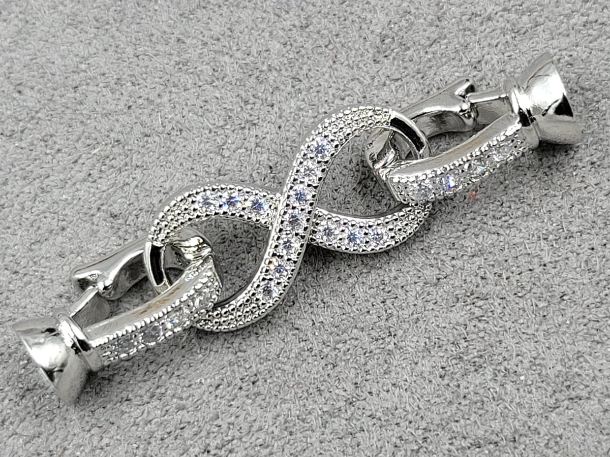 Замок 10*21 мм довжина 41 мм (гіпоалергений сплав)