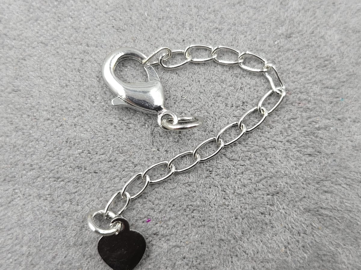 Замок 12 мм колір сталь (гіпоалергений сплав)