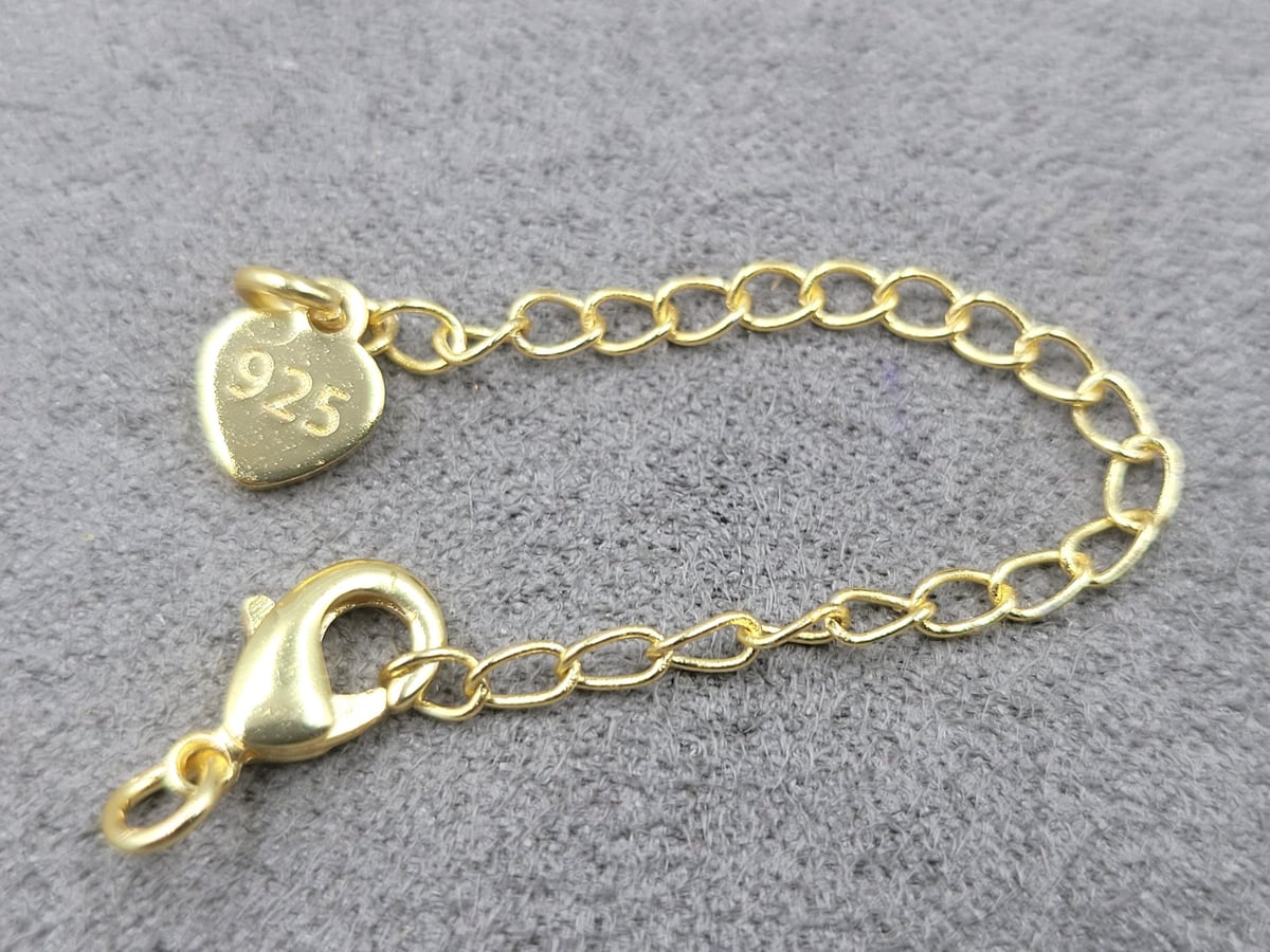 Замок 12 мм колір лимоне золото с підвіскою плоске серце (гіпоалергенний сплав)