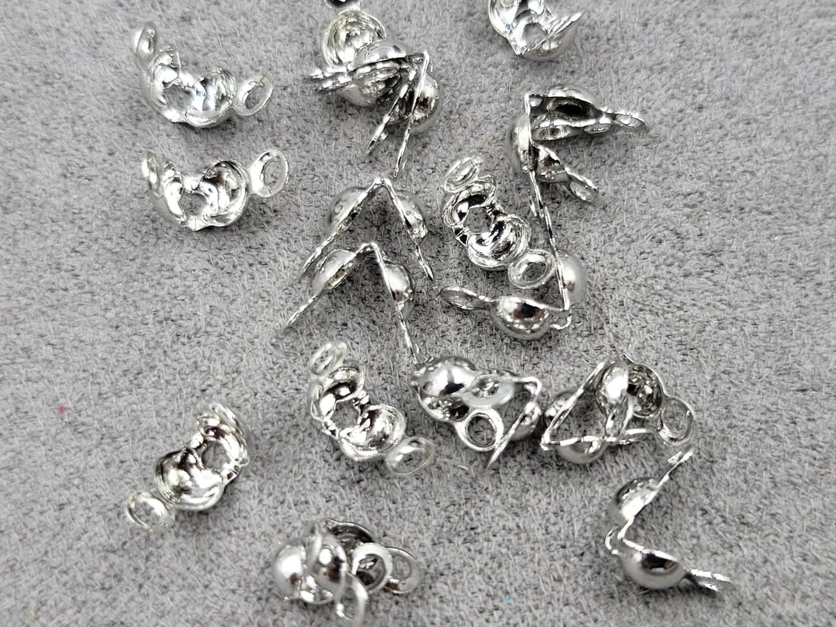 Колоти 20 шт колір сталь (гіпоалергений сплав)