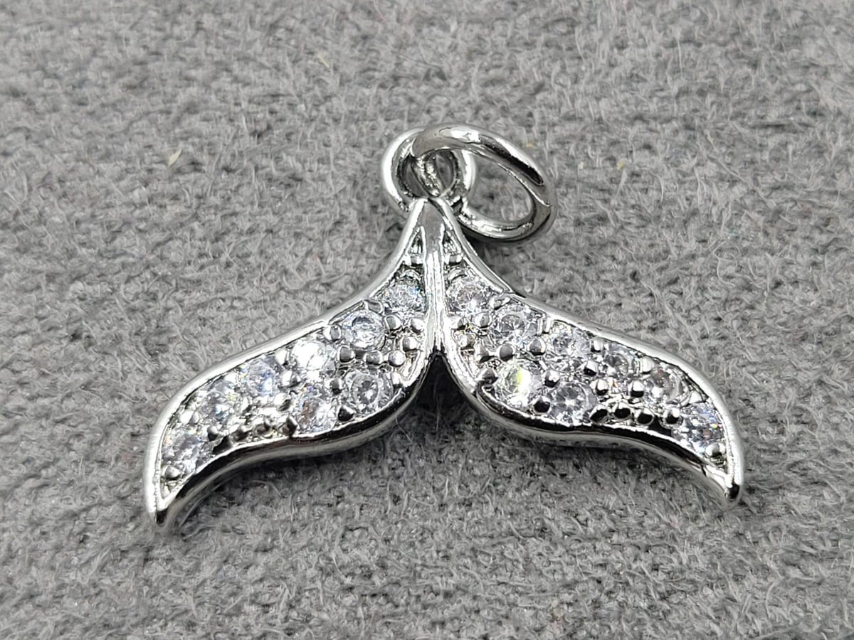 Підвіска 13*18 мм родій (гіпоалергений сплав)