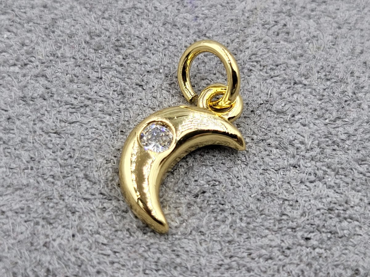 Підвіска 6*15 мм колір лимонне золото (гіпоалергений сплав)