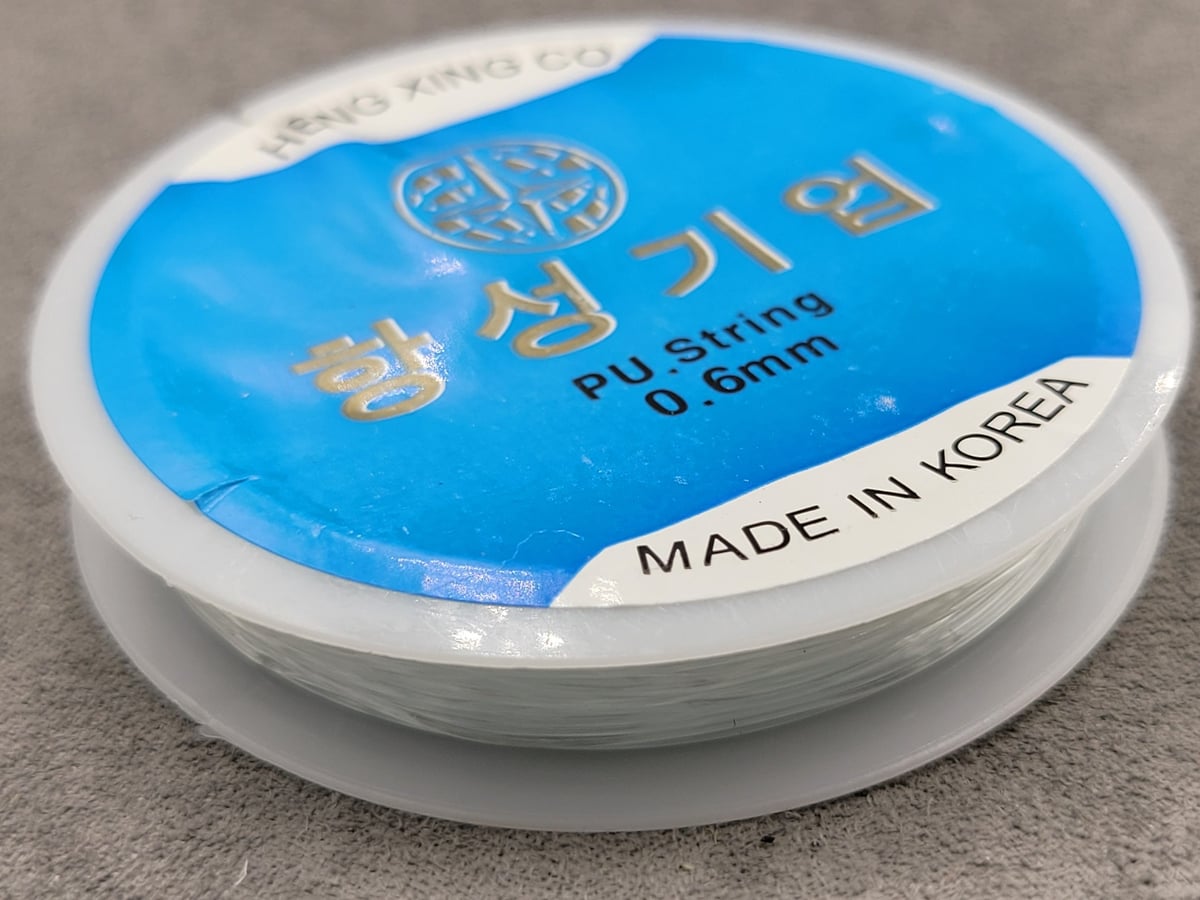 Резинка леска 0,6 мм 10 м 1 шт підсилена