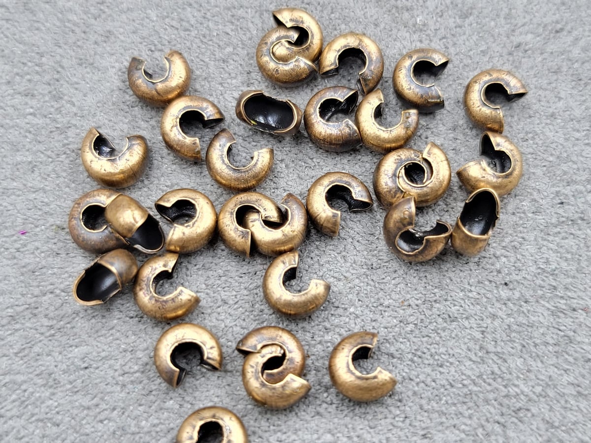 Крімпи 5 мм 100 шт колір мідь