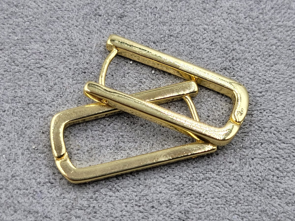 Швенза 10,4*21 мм т. 2 мм лимоне золото ( гіпоалергений сплав)