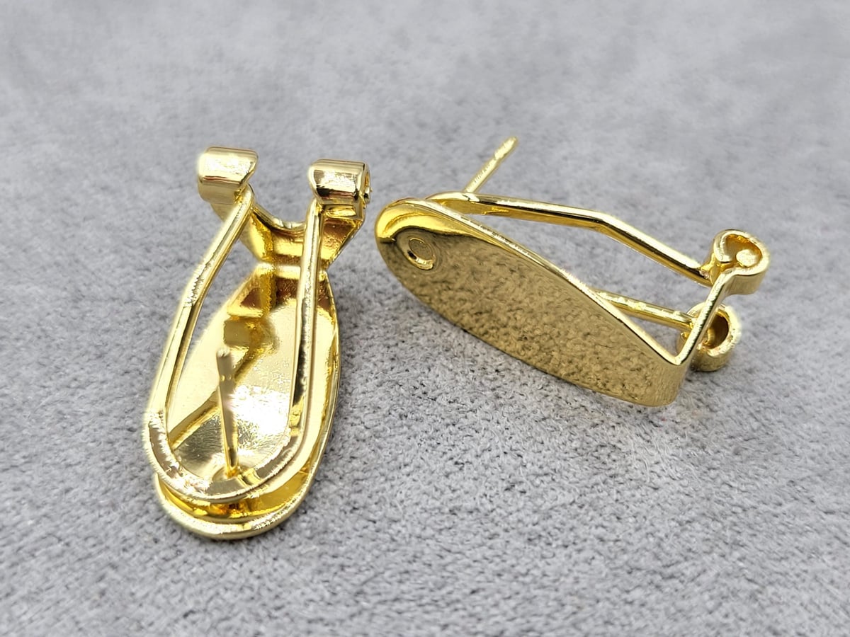 Швенза 9*19 мм колір лимоне золото (гіпоалергений сплав)