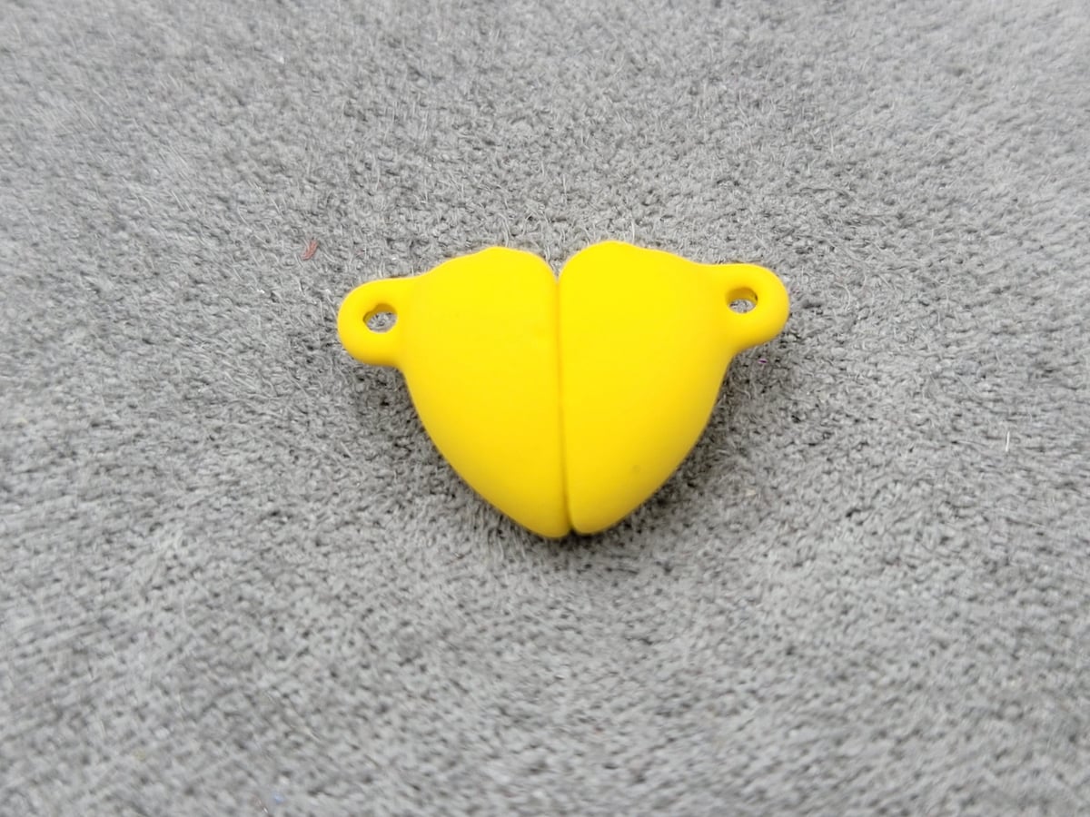 Замок магнітний 11*16 мм жовтий матовий