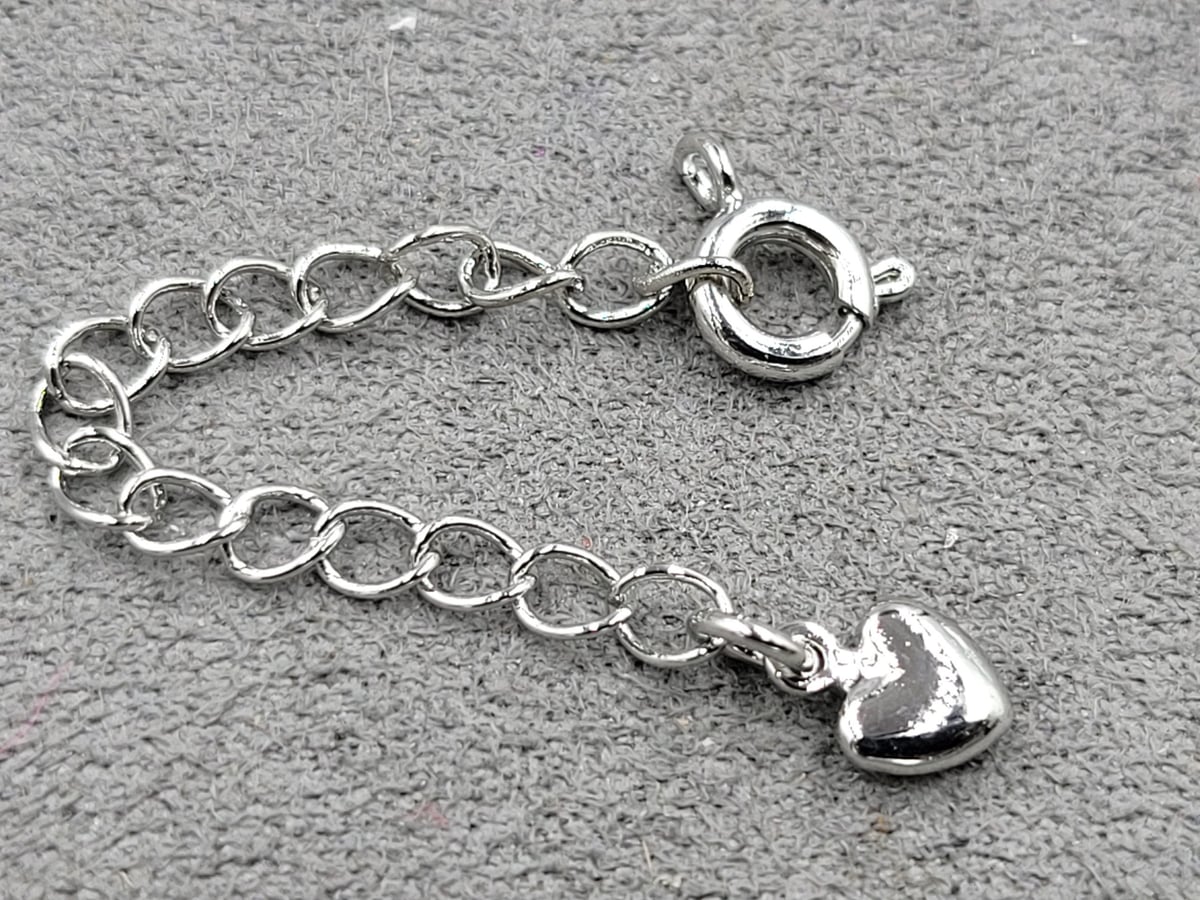 Замок 6 мм колір сталь (гіпоалергенний сплав)