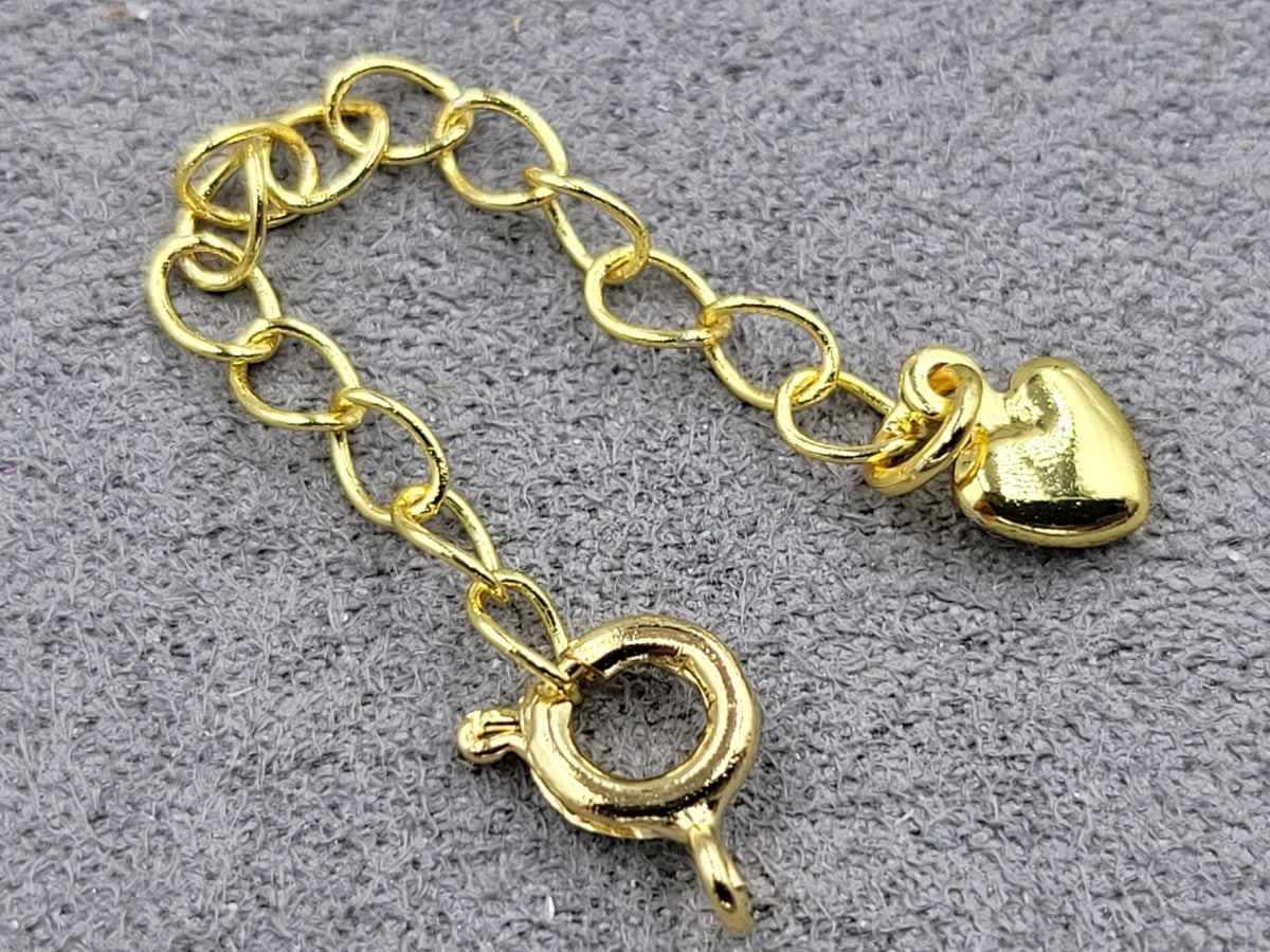 Замок 6 мм колір лимоне золото (гіпоалергенний сплав)