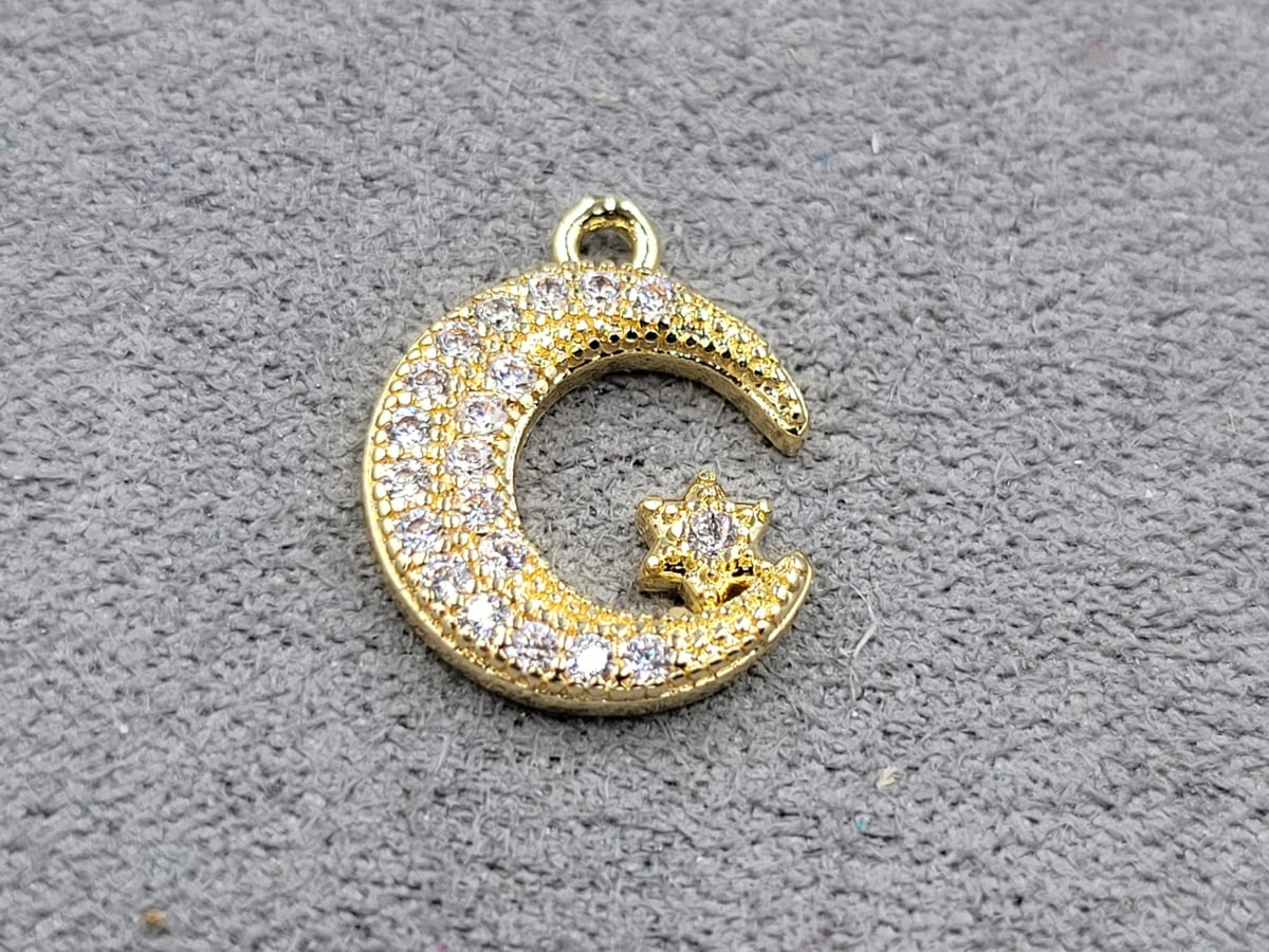 Підвіска 12*14 мм колір золото (гіпоалергений сплав)