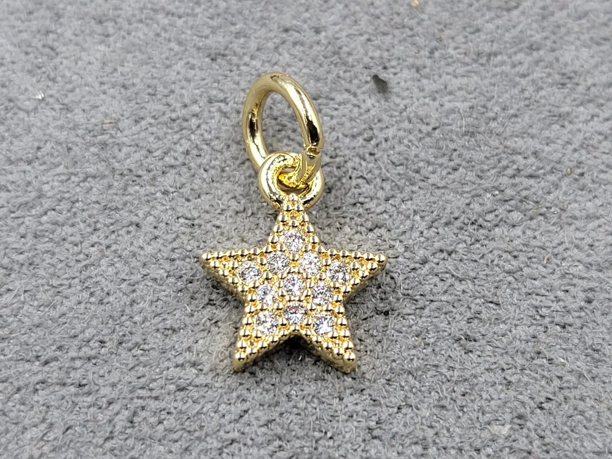 Підвіска 10*12 мм колір золото (гіпоалергений сплав)