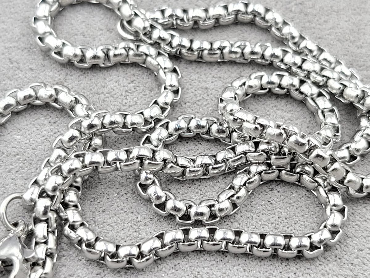 Ланцюг 3 мм довжина 45 см нержавіюча сталь