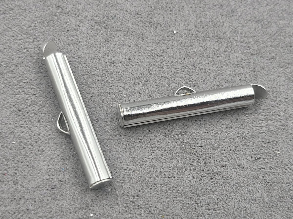 Слайдер 4*25 мм 50 шт колір сталь