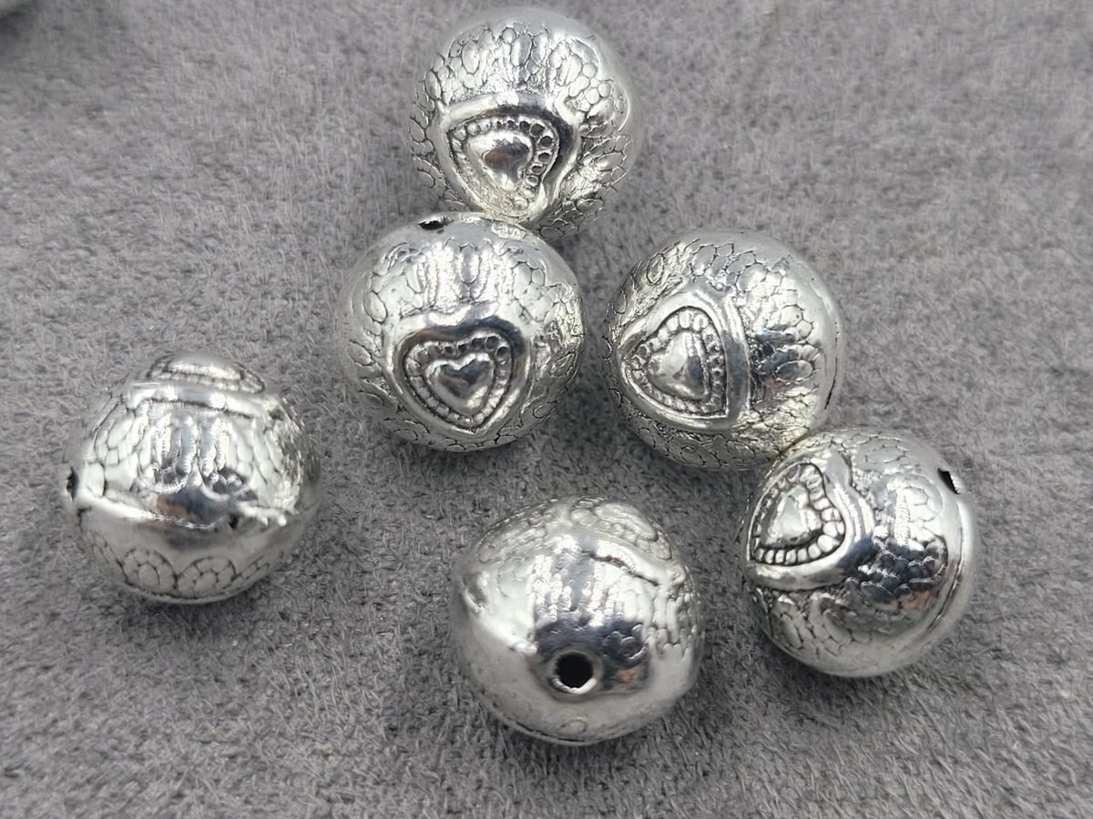 Бусина куля 9 мм 10 шт металічні