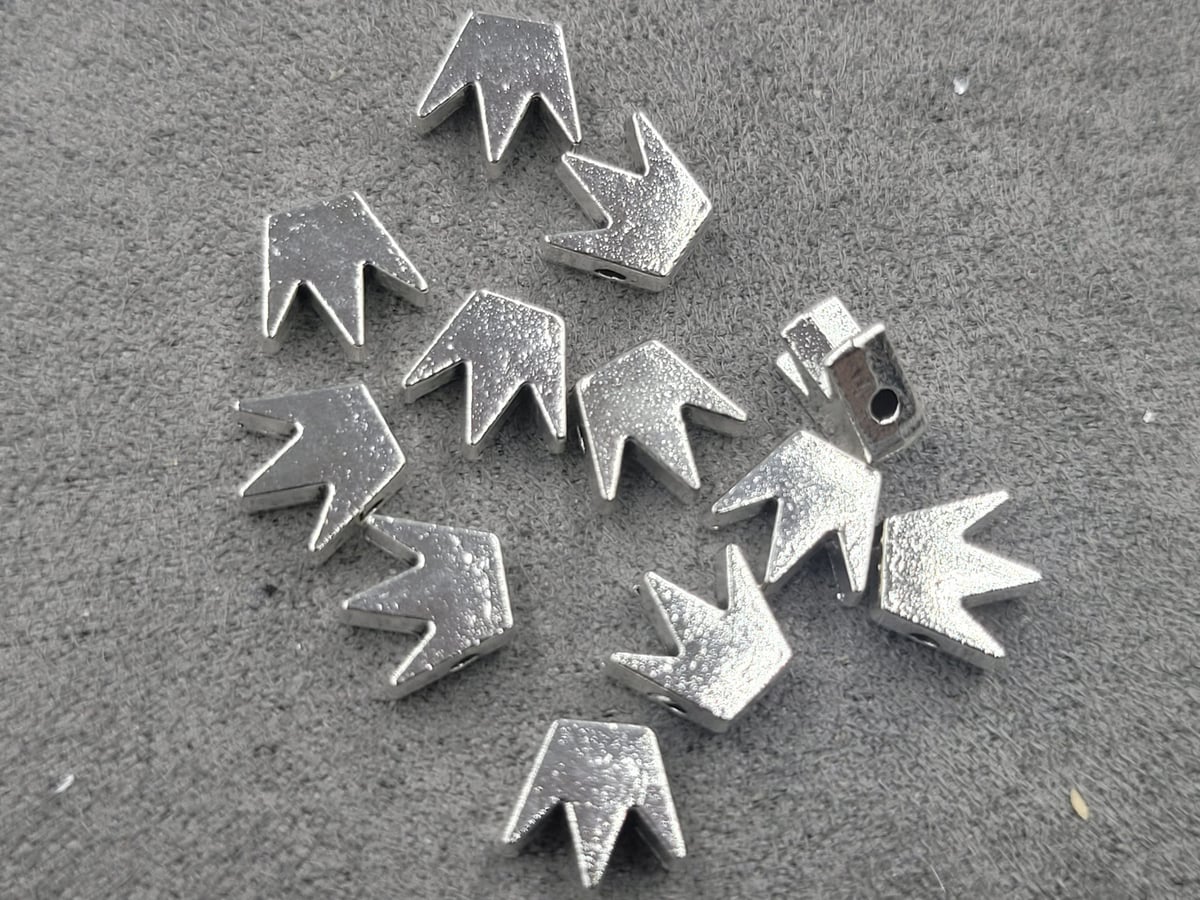 Бусина корона 8*8 мм 36 шт металічна